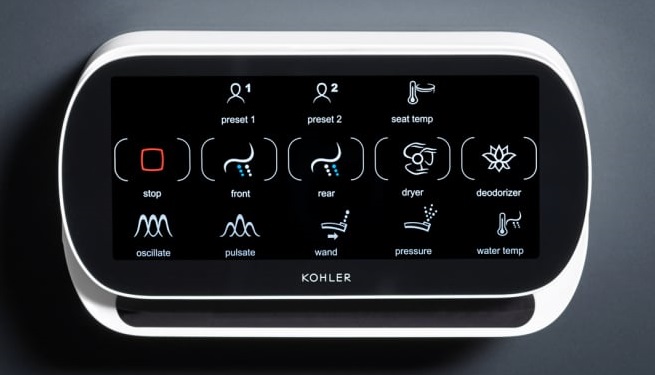 Kohler C3-230 touchscreen remote control
